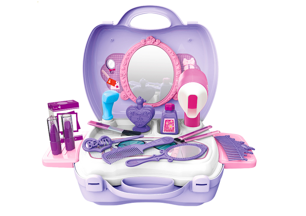 Žaislinis aksesuarų rinkinys mergaitėms lean toys , violetinis