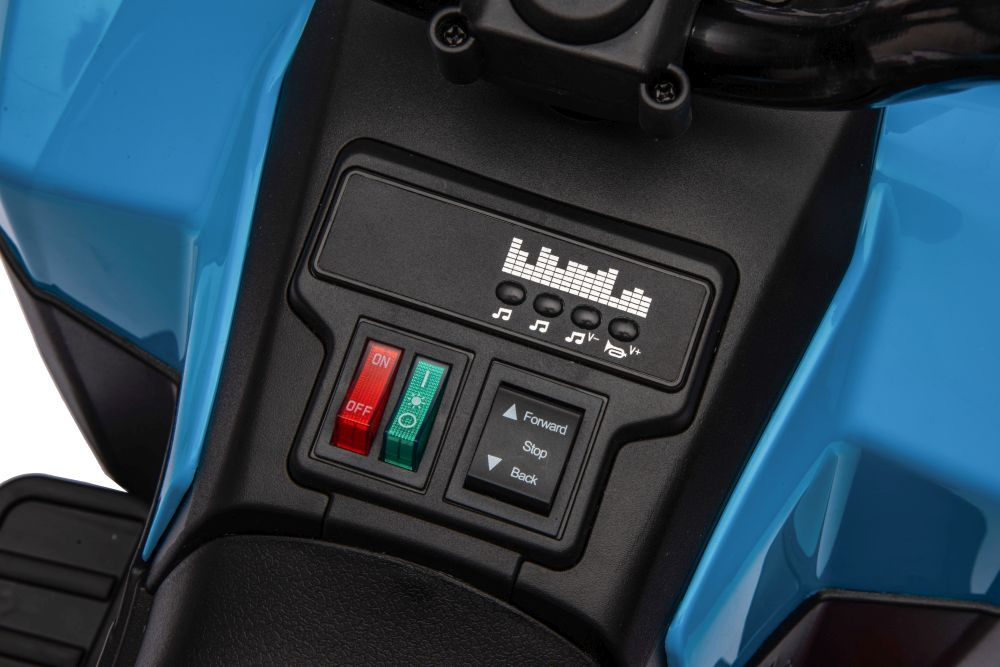 Vaikiškas elektrinis keturratis lean cars gts1155, mėlynas, 6v