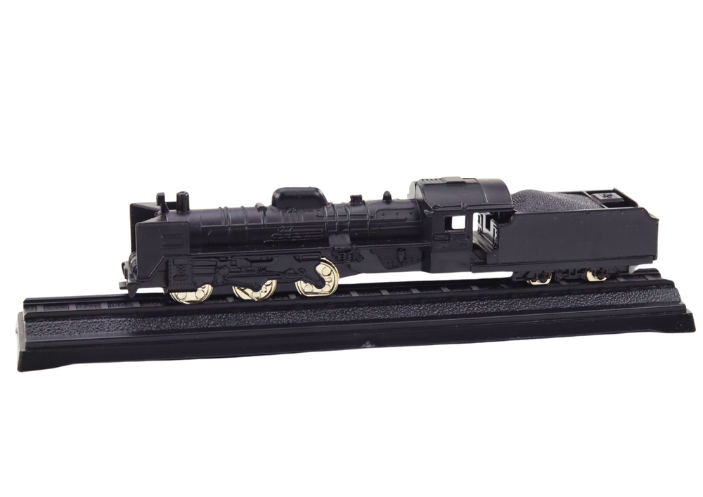 Kolekcinis traukinio modelis 1:48 metalinis juodas