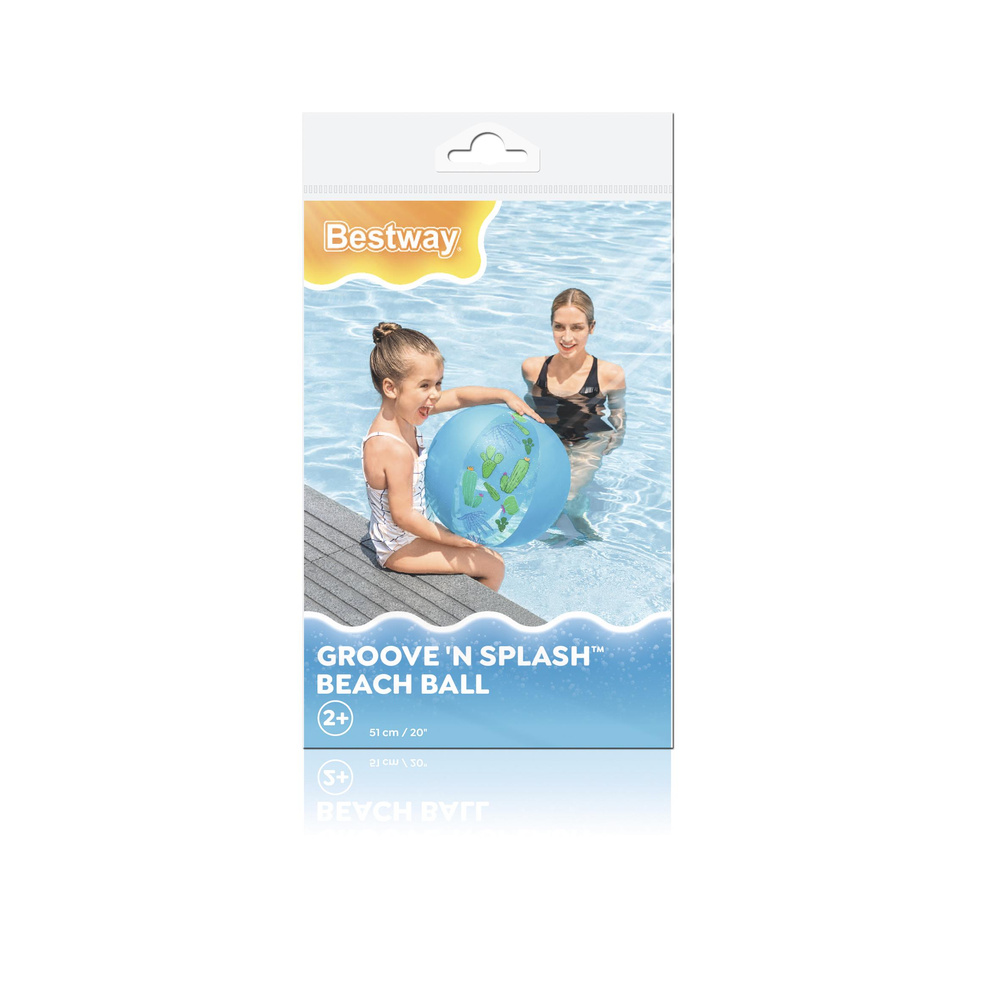 Pripučiamas mėlynas kamuolys 51 cm bestway