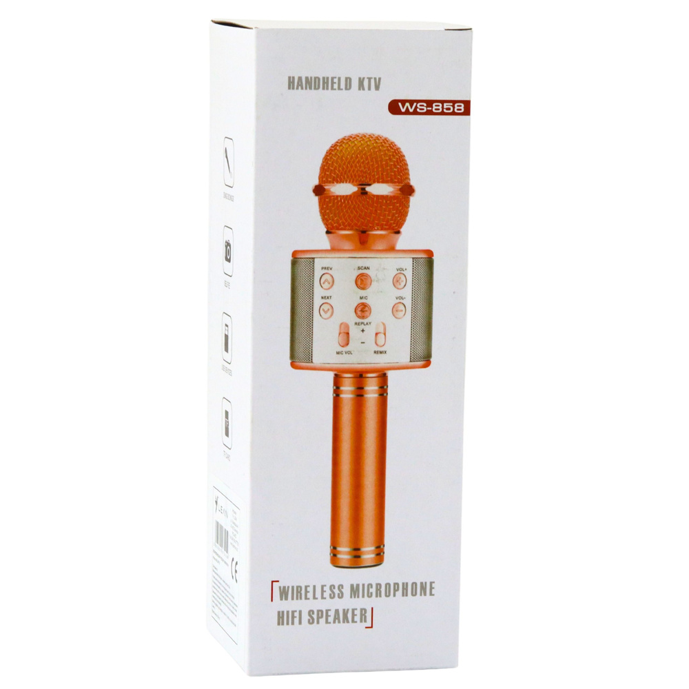 Belaidis karaoke mikrofonas su bluetooth garsiakalbiu 2