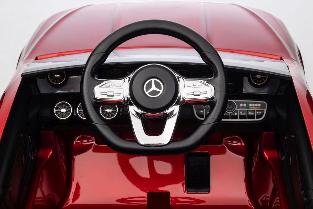 Vienvietis elektromobilis vaikams mercedes cla 45s amg, raudonas