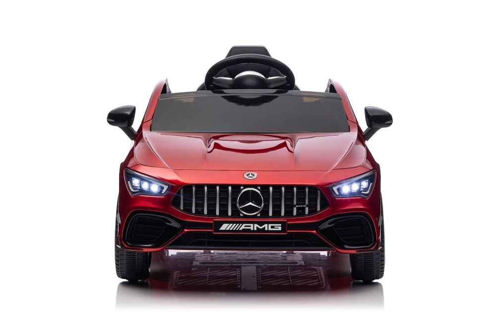 Vienvietis elektromobilis vaikams mercedes cla 45s amg, raudonas