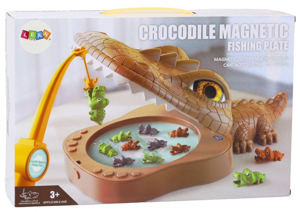 Magnetinis žuvų gaudymo žaidimas lean toys, rudas