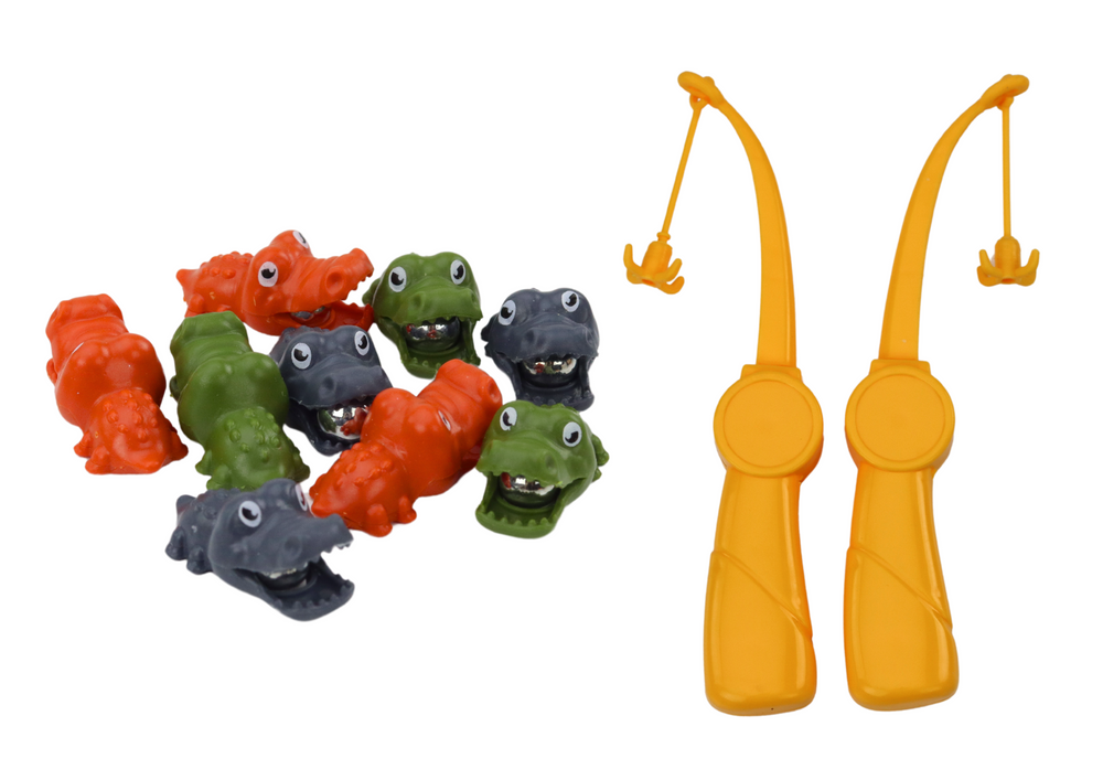 Magnetinis žuvų gaudymo žaidimas lean toys, rudas