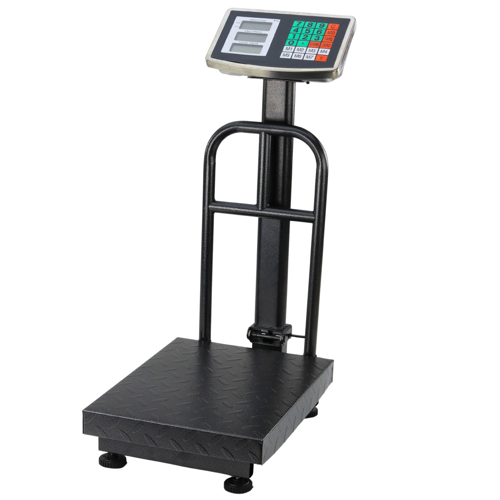 Elektroninės platforminės svarstyklės 150 kg su lcd ekranu