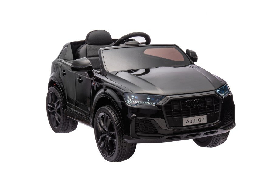 Akumuliatorinis automobilis audi q7 juodas dažytas