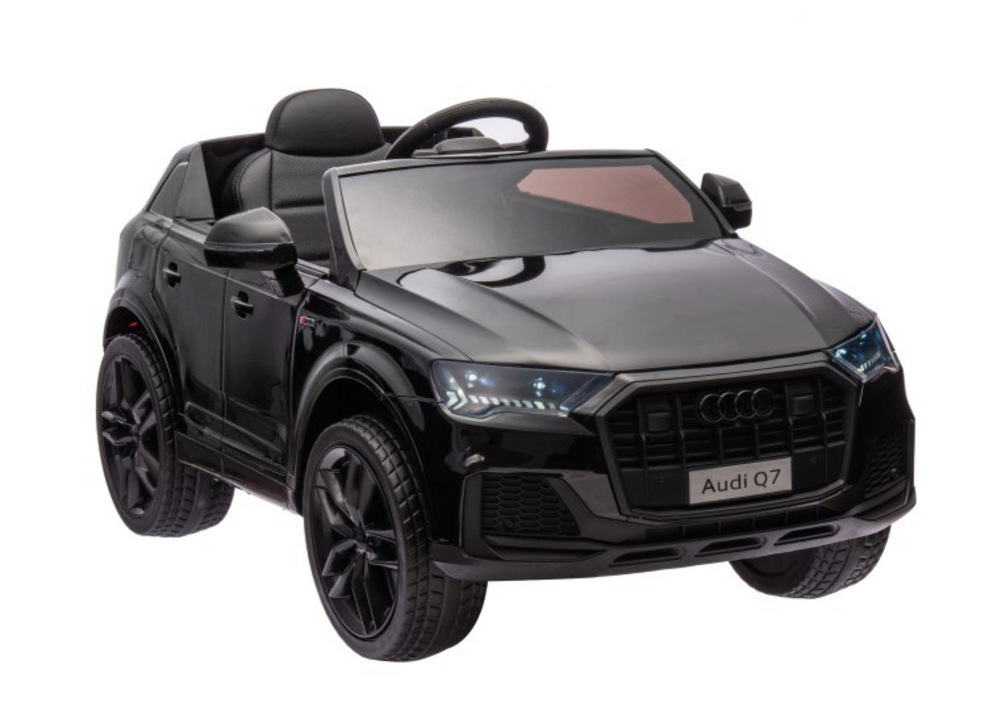 Akumuliatorinis automobilis audi q7 juodas dažytas