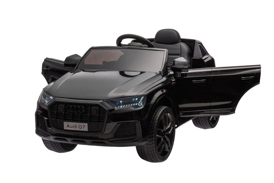 Akumuliatorinis automobilis audi q7 juodas dažytas