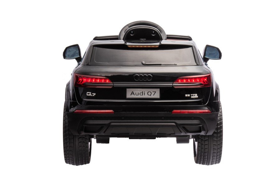 Akumuliatorinis automobilis audi q7 juodas dažytas