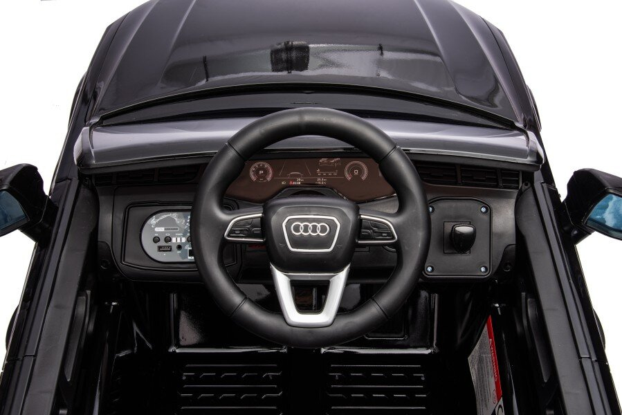 Akumuliatorinis automobilis audi q7 juodas dažytas