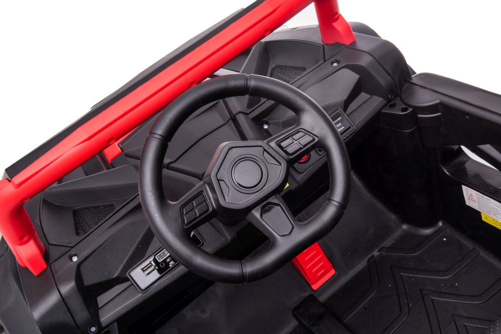 Elektrinis visureigis vaikams lean cars ysa036 4x4, raudonas