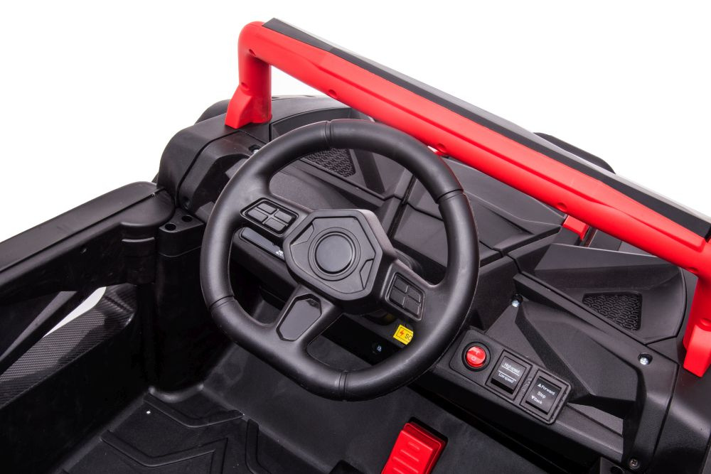 Elektrinis visureigis vaikams lean cars ysa036 4x4, raudonas