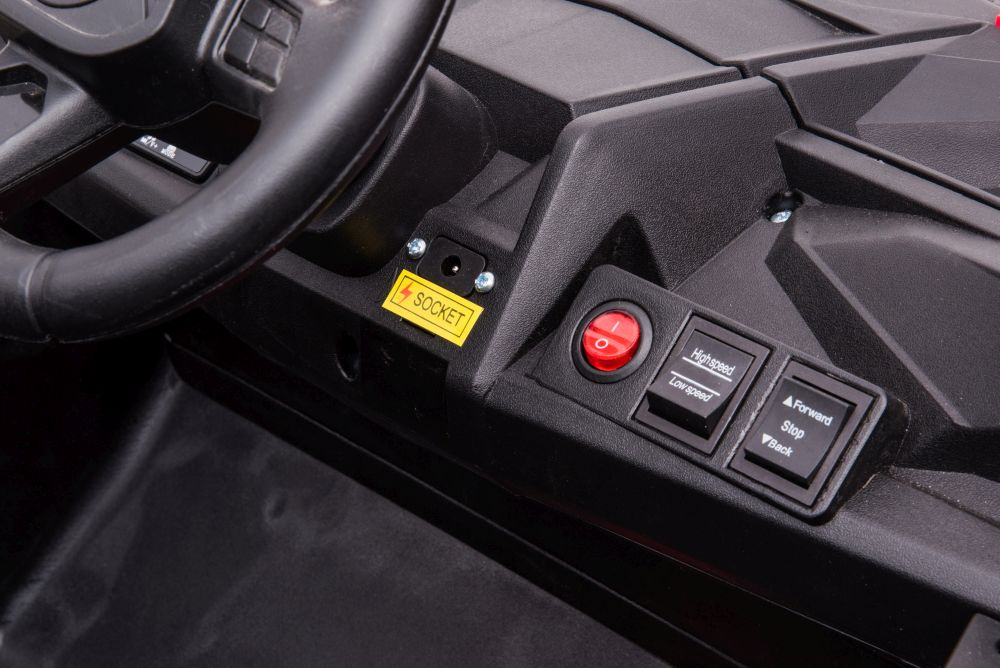 Elektrinis visureigis vaikams lean cars ysa036 4x4, raudonas
