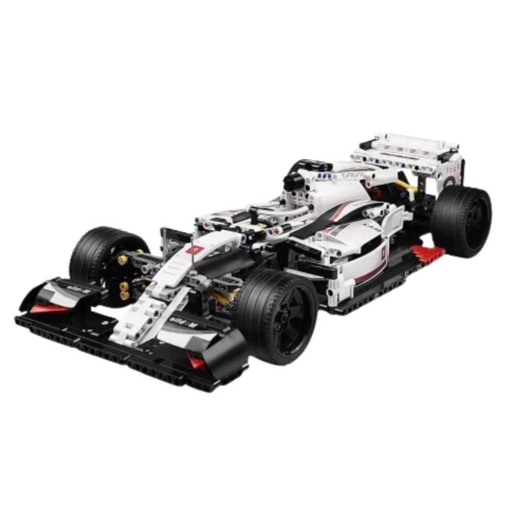 Konstruktoriaus rinkinys mudking 13117 f1 lenktyninis automobilis, 1235 dalys
