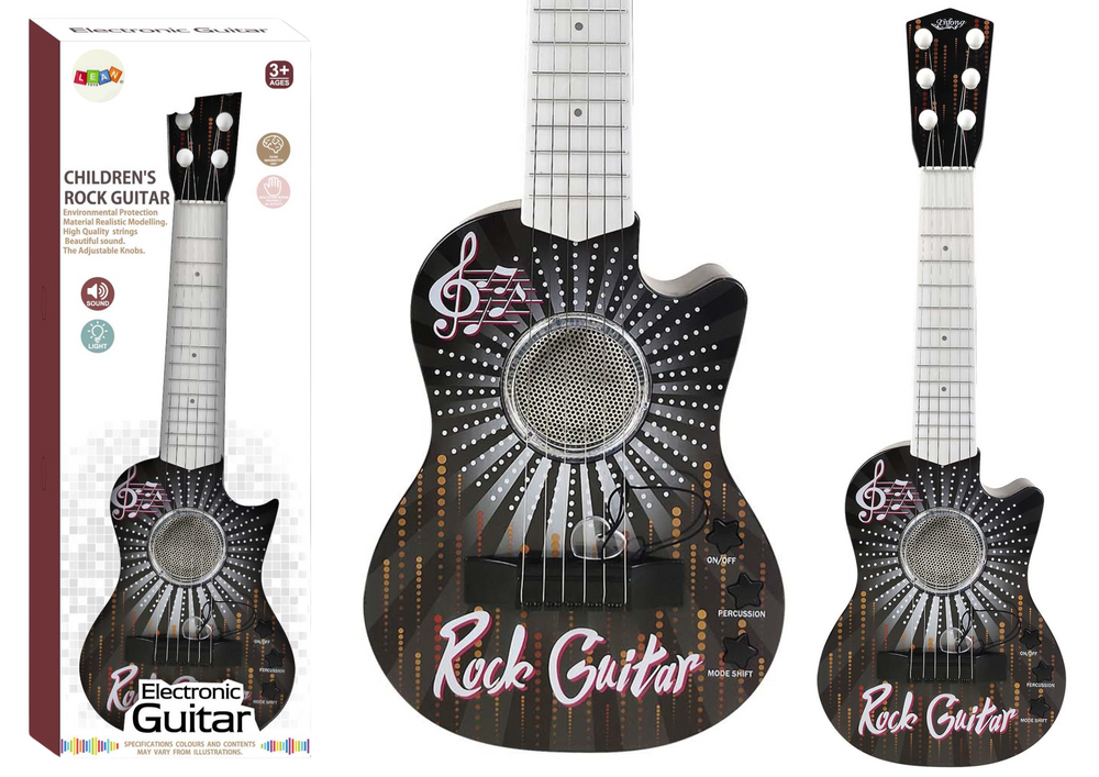 Vaikiška elektrinė gitara su šviesomis ir garsais