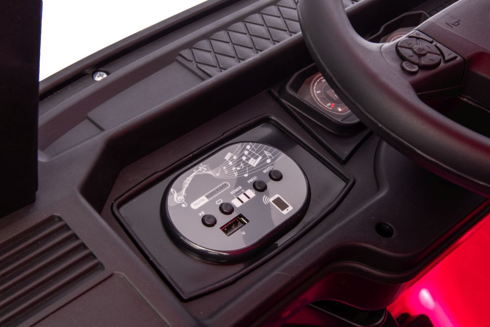 Akumuliatorinis automobilis vaikams scania 500r hl698 rožinis 4x4