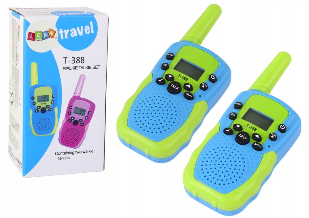 Žaislinės racijos lean toys, 2 vnt.