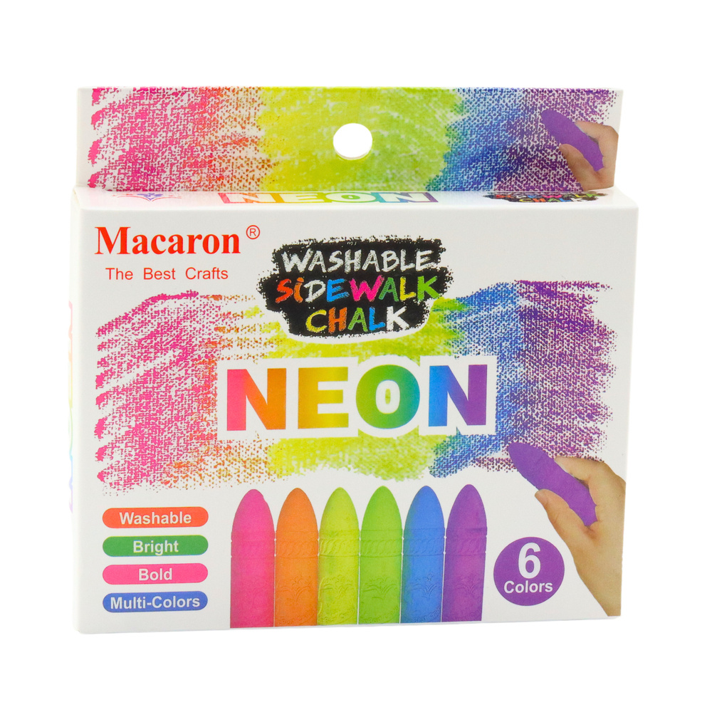 Neoninės kreidos rinkinys vaikams ir suaugusiems