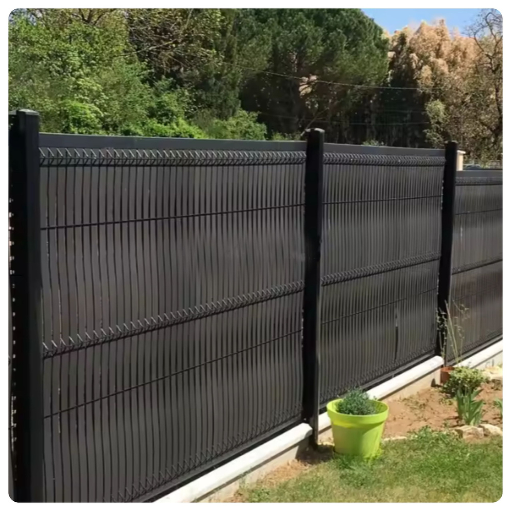 Tinklinė uždanga tvorai, balkonui, 1.5 x 25 m, 140 g/m², pilka