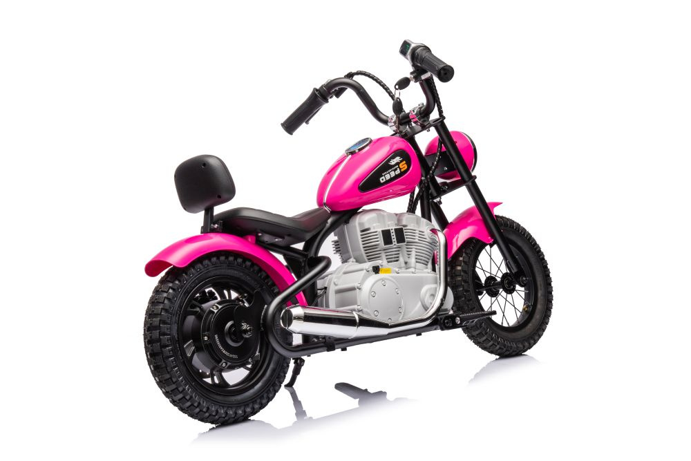 Akumuliatorinis motociklas a9902 36v rožinis