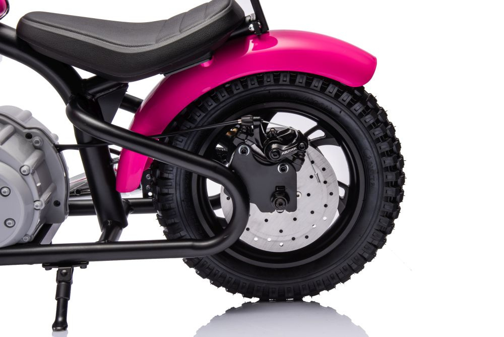 Akumuliatorinis motociklas a9902 36v rožinis