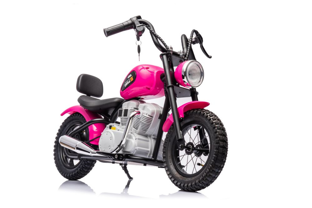 Akumuliatorinis motociklas a9902 36v rožinis