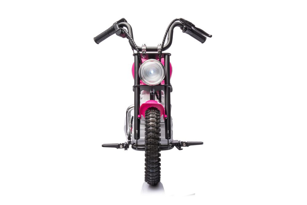 Akumuliatorinis motociklas a9902 36v rožinis