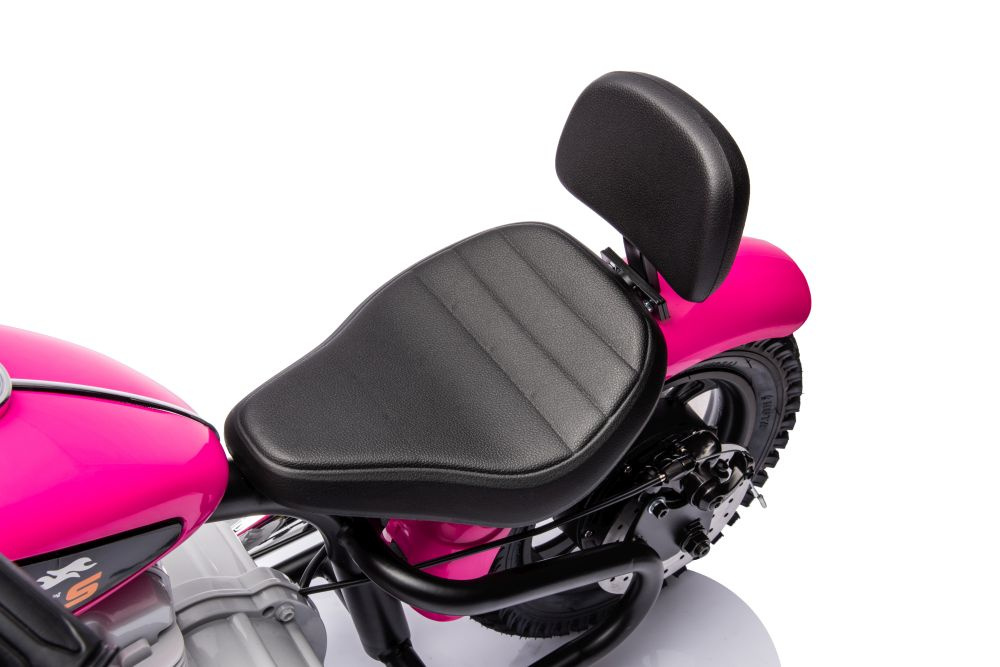 Akumuliatorinis motociklas a9902 36v rožinis