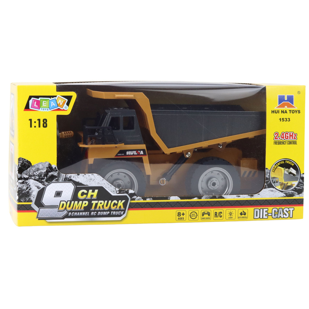 Huina 1533 9 kanalų rc savivartis 1:18 3