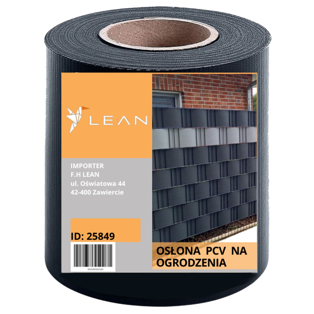 Tvoros juosta pvc su uv apsauga 19x35 cm, 20 spaustukų