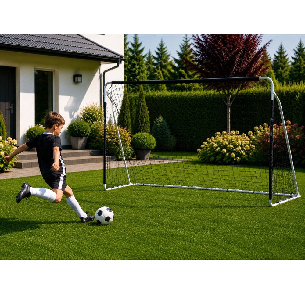 Futbolo vartai 307 x 209 x 125 cm 3