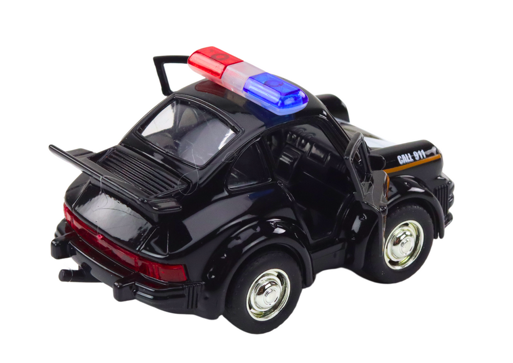 Klasikinis policijos automobilis 1:38 su šviesomis ir garsais