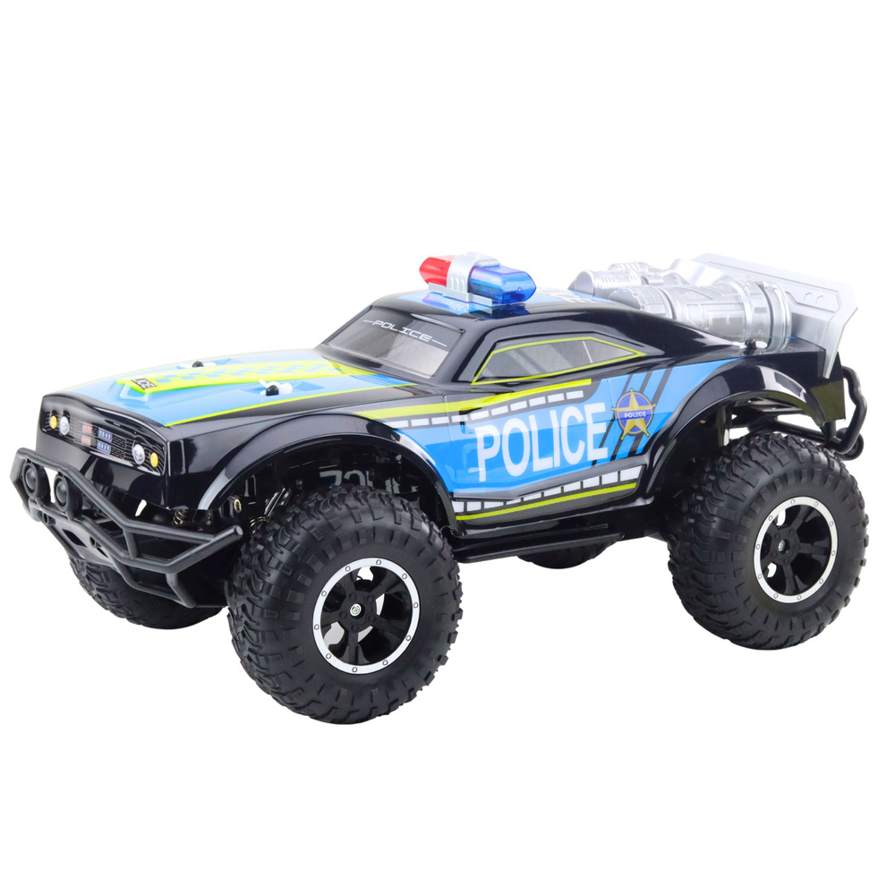 Nuotoliniu būdu valdomas visureigis policijos automobilis 1:8