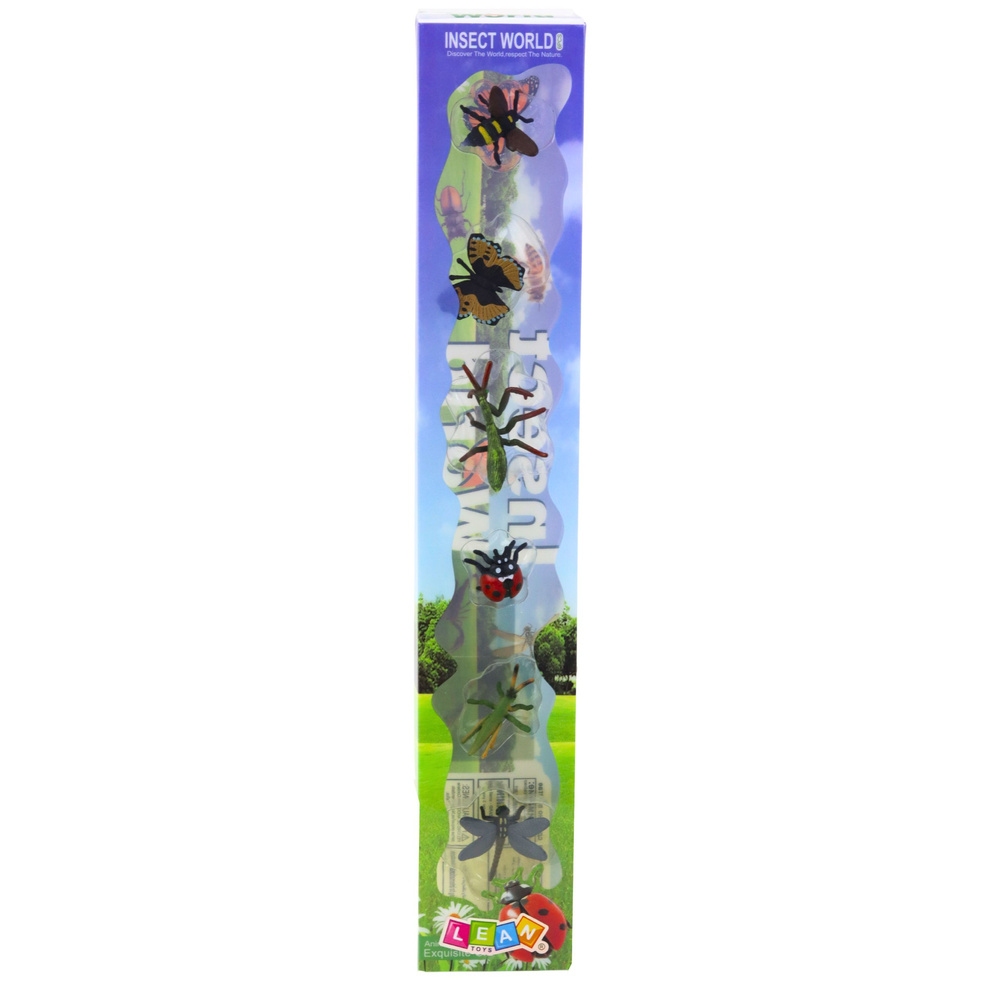 Švietėjiškas vabzdžių figūrėlių rinkinys 4-6 cm 6 vnt.