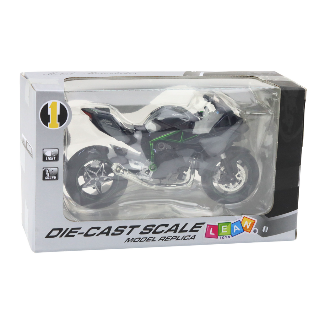 Metalinis sportinio motociklo modelis 1:12