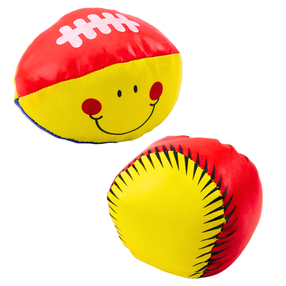 Minkšti sportiniai kamuoliai vaikams, 4 vnt.