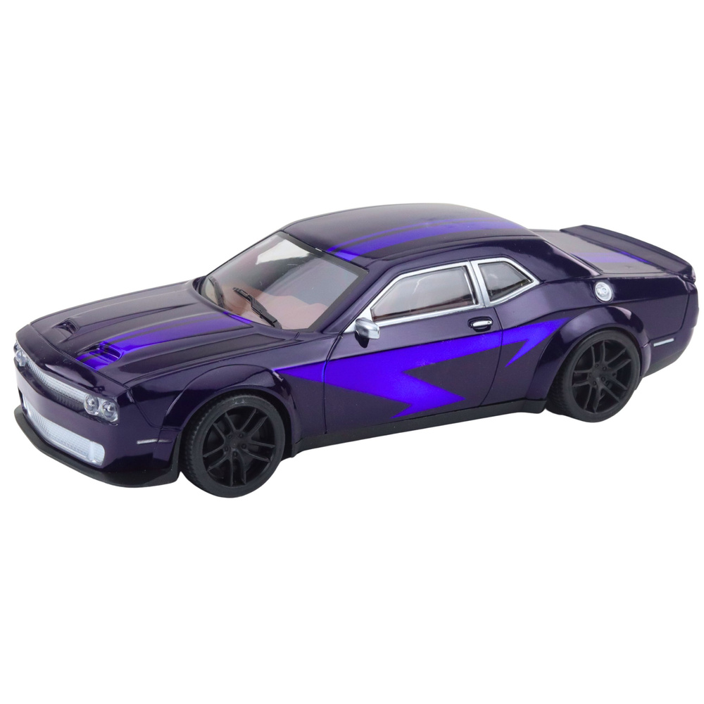 Žaislinis sportinis automobilis su trinties pavara, 28 cm, tamsiai violetinis 1