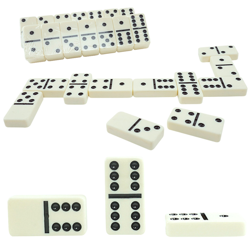 Domino žaidimas, 28 dalys, plastikinė dėžutė