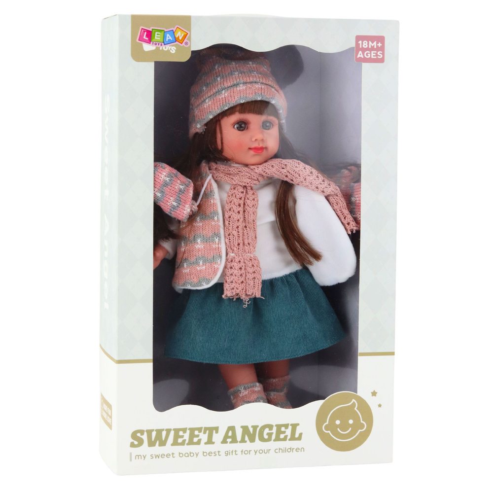 Lėlė sweet angel žiemos aprangoje, 36 cm 1