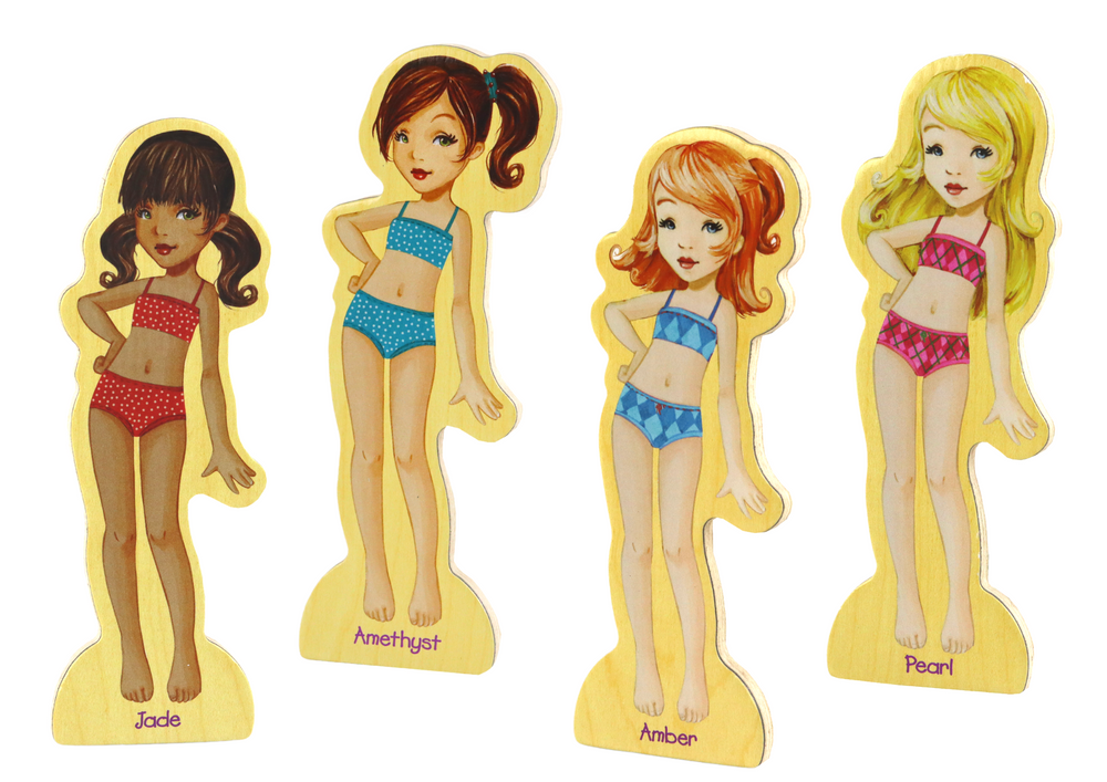 Dėlionė lėlių apranga Lean Toys, 65 d.