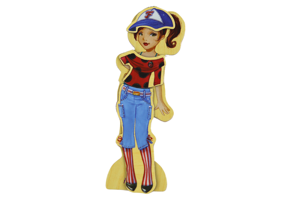 Dėlionė lėlių apranga Lean Toys, 65 d.