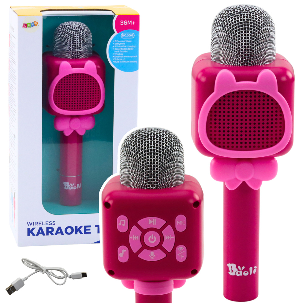 Belaidis karaokės mikrofonas
