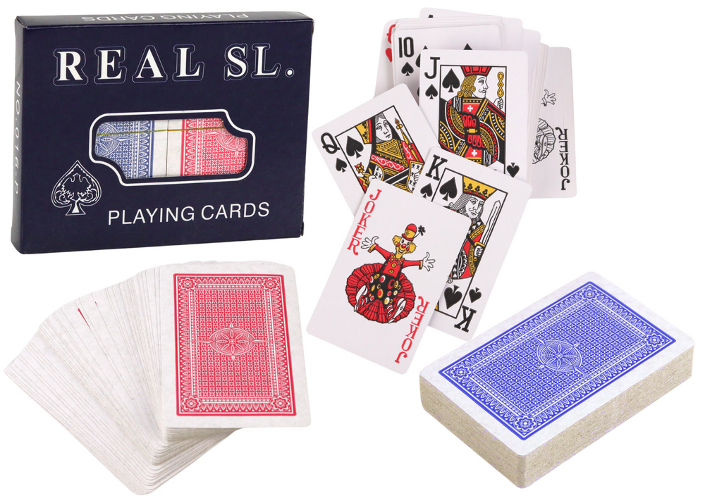 Kortų kaladės real sl playing cards, en