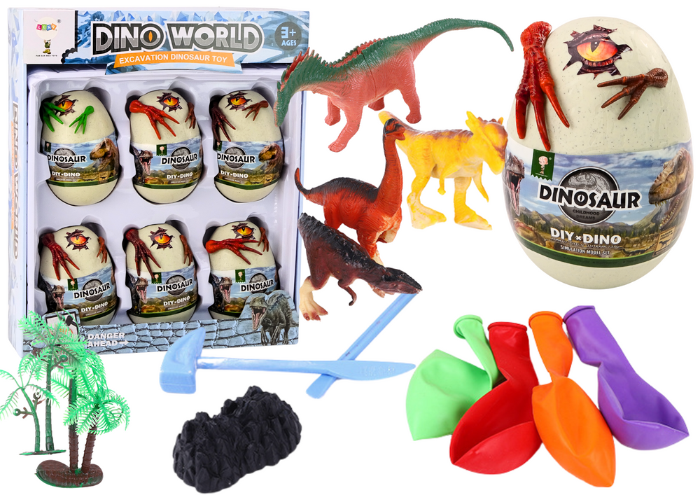 Rinkinys dinozaurų pasaulis lean toys
