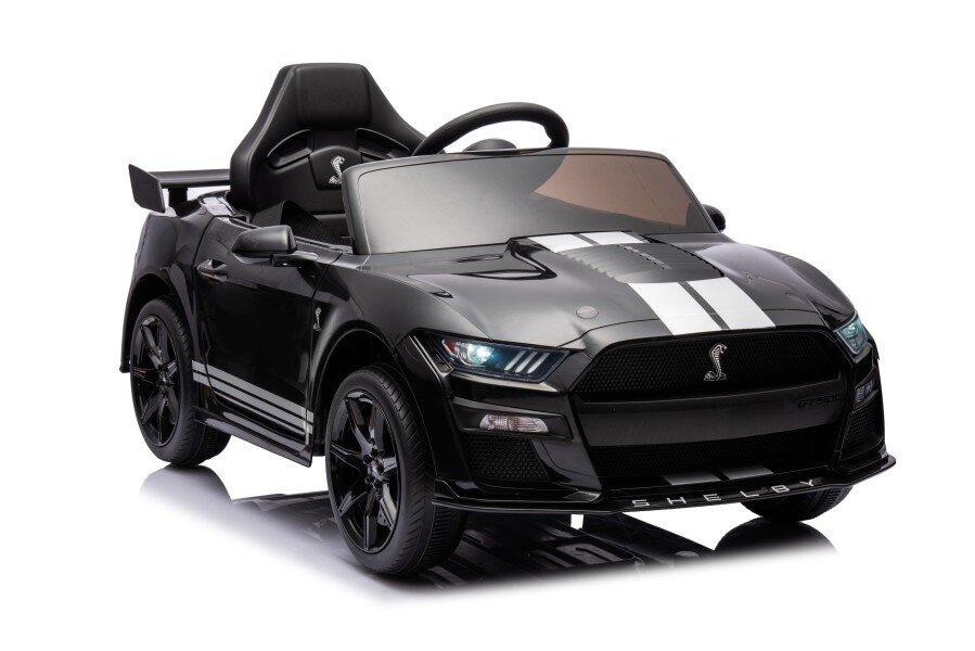Akumuliatorinis automobilis ford mustang gt500 shelby juodas