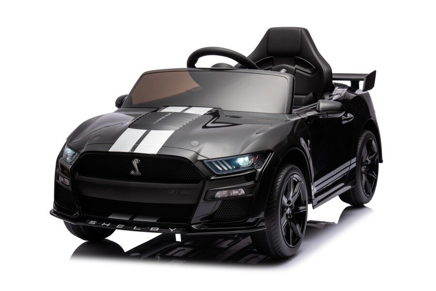 Akumuliatorinis automobilis ford mustang gt500 shelby juodas