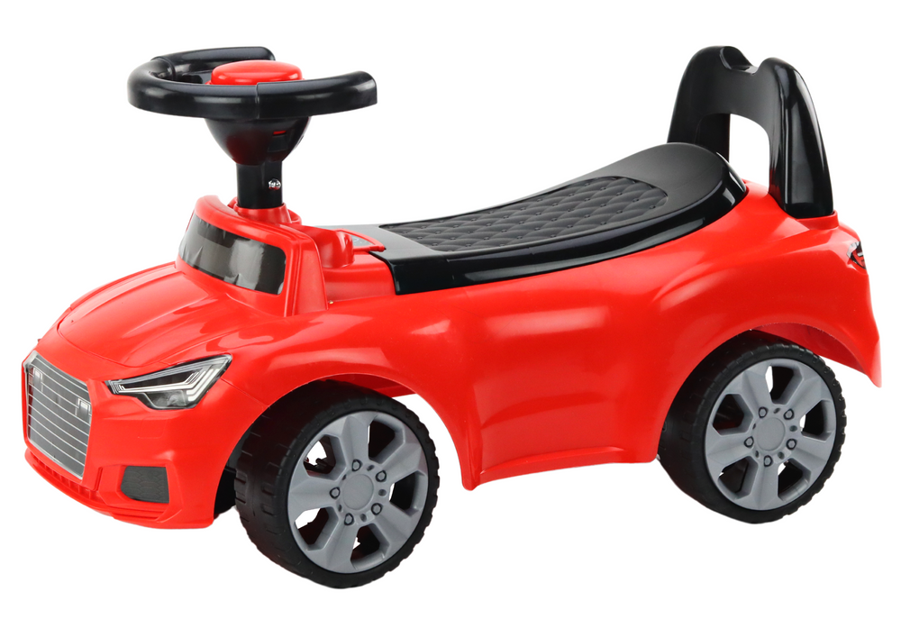 Automobilis su atlošu Lean toys, raudonas