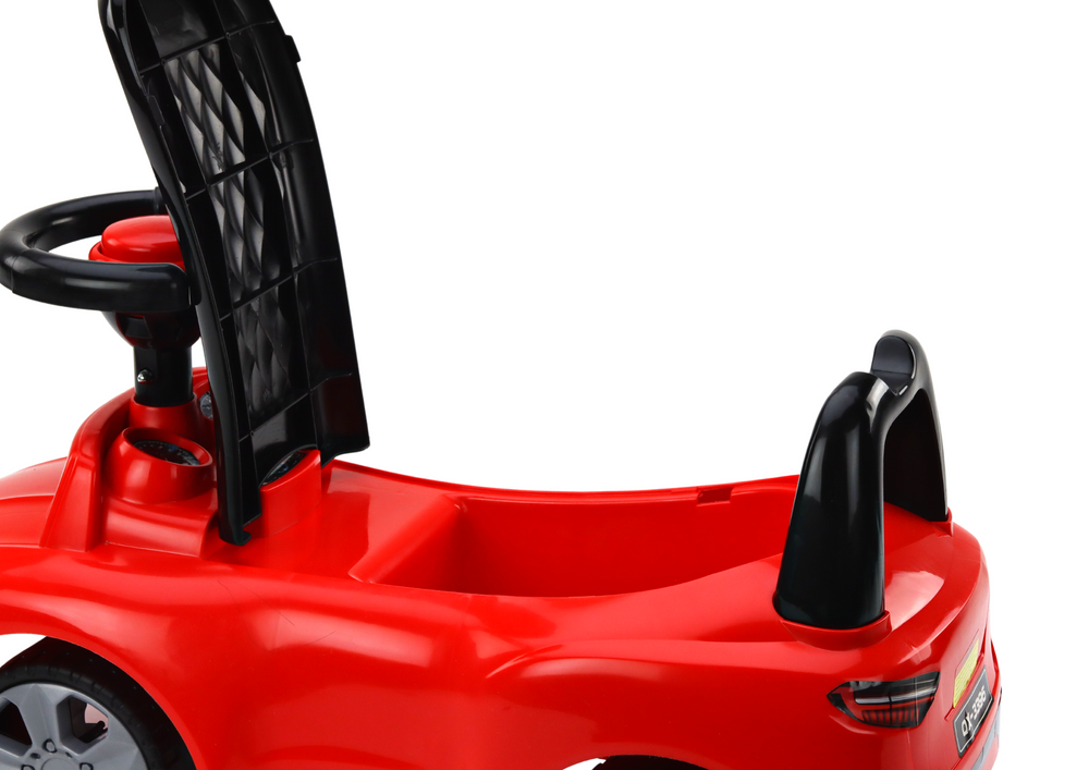 Automobilis su atlošu Lean toys, raudonas