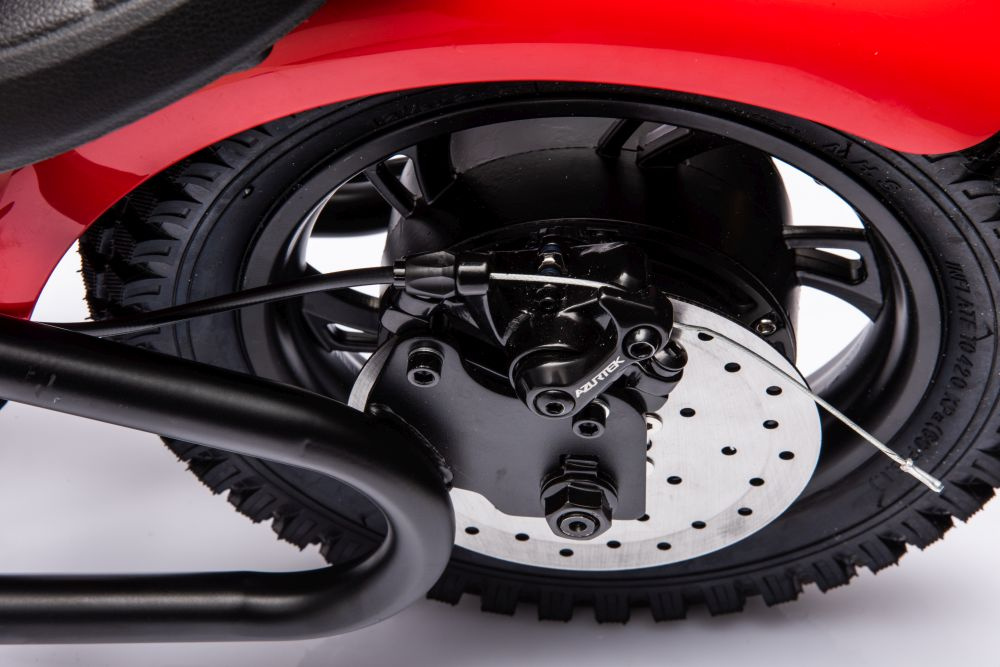 Akumuliatorinis motociklas a9902 36v raudonas